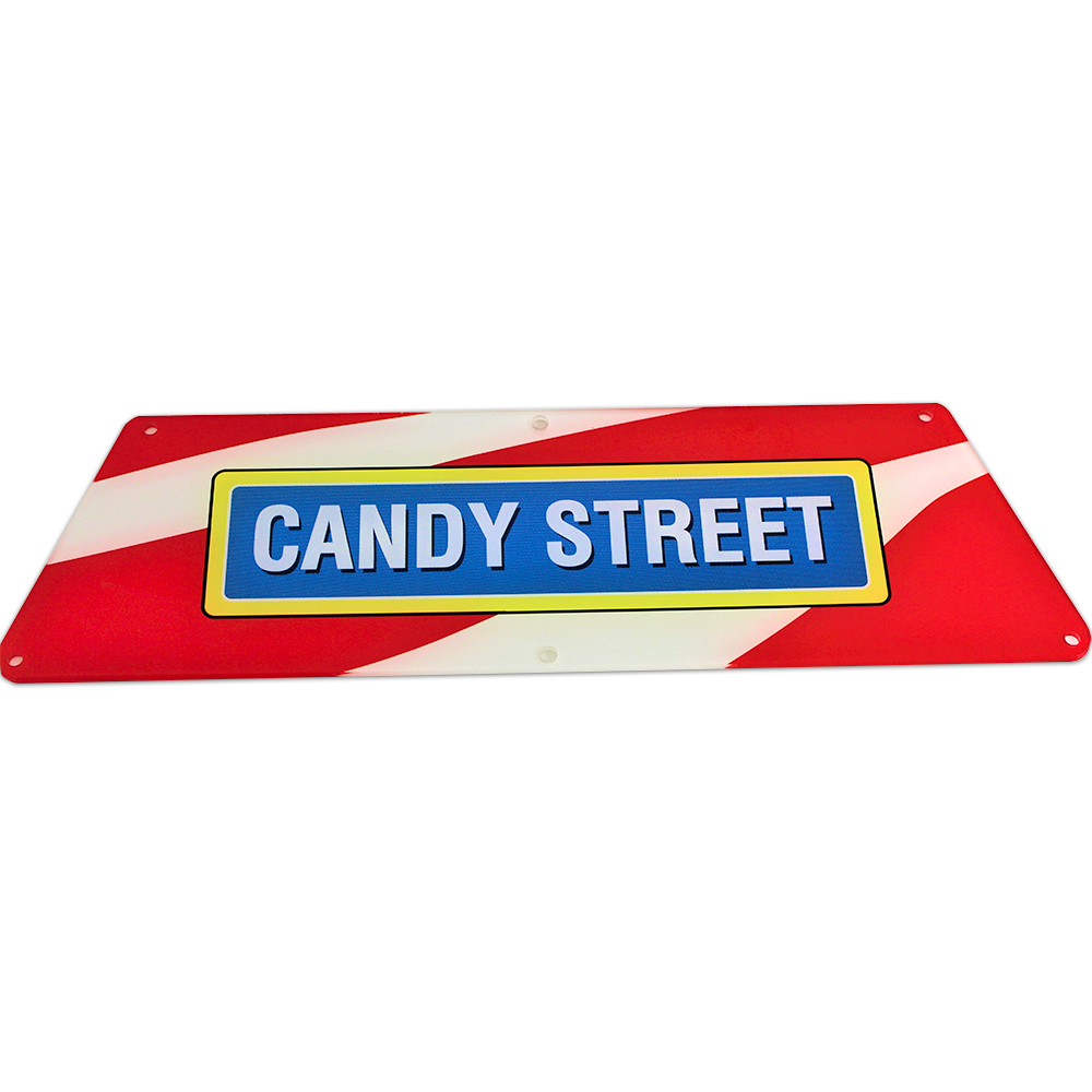 CANDY STREET- TOP PLASTIC (HOUSING MARQUEE)