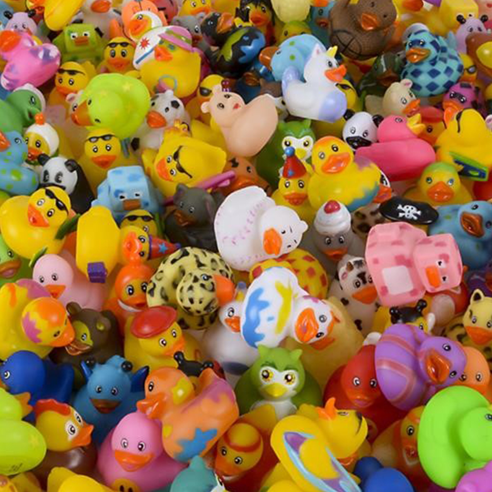 2" RUBBER DUCK ASSORTMENT 500 CT Coast to Coast Entertainment